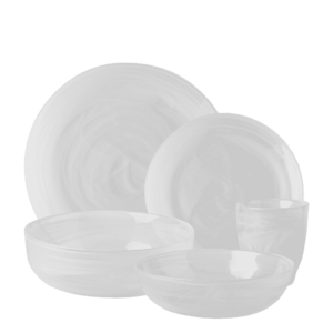 Üvegkészlet fehér 25 db-os – Elements Glass kép