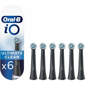 Oral-B iO Ultimate Clean fekete elektromos fogkefe pótfej, 6 db kép