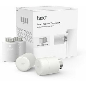 Tado Okos termosztátfej Quattro, kiegészítő készülék, készlet, 4 db kép