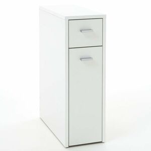 FMD fehér fiókos szekrény 2 fiókkal 20 x 45 x 61 cm kép