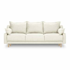 Freesia krémszínű kinyitható kanapé tárolóhellyel - Mazzini Sofas kép