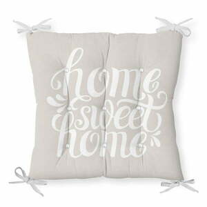 Home Sweet Home pamut keverék székpárna, 36 x 36 cm - Minimalist Cushion Covers kép