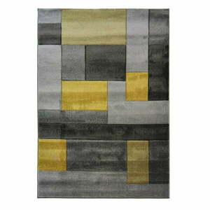 Cosmos szürke-sárga szőnyeg, 120 x 170 cm - Flair Rugs kép