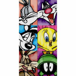 Looney Tunes Thrashsers törölköző, 70 x 140 cm kép