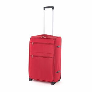 Pretty UP textil utazóbőrönd TEX15 M, piros kép