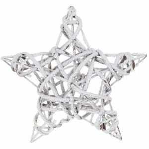 Karácsonyi LED-es csillag, fehér, 40 x 10 cm kép