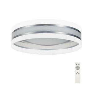 LED Dimmelhető mennyezeti lámpa SMART CORAL LED/24W/230V fehér/ezüst + távirányító kép