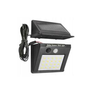LED Napelemes fali lámpa érzékelővel és külső panellel LED/0, 55W/3, 7V IP65 kép