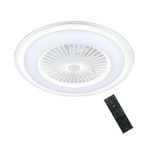 LED Dimmelhető mennyezeti lámpa venilátorral ZONDA LED/48W/230V fehér + távirányító kép