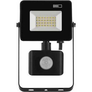 EMOS LED reflektor SIMPO, mozgásérzékelővel, 20, 5 W, fekete, semleges fehér kép