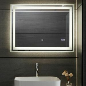 AQUAMARIN Fürdőszobatükör LED SP07 80 x 60 cm 24 W kép