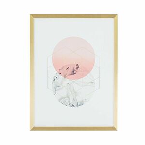 Falikép, körök, 30x40 cm, rózsaszín - CERCLES - Butopêa kép
