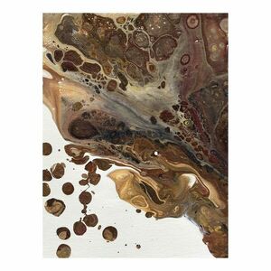 Poszter, absztrakt, keret nélkül, 30x40 cm, barna - BOTROIDE - Butopêa kép