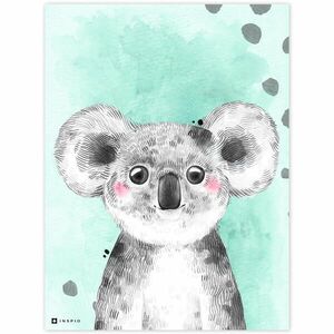 Falikép - Színes koala maci kép