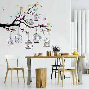 Fali dekoráció - Boldog faágak kép