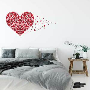 Falmatrica hálószobába - Szív alakú kép