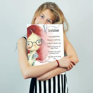 Ajándékok lányoknak - Személyre szabott kép lány gyermeknek kép