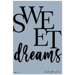 SWEET DREAMS falikép hálószobába kép