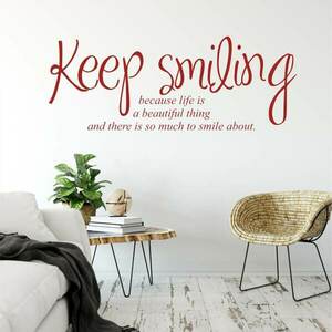 Falmatrica idézet - Keep smiling II. kép