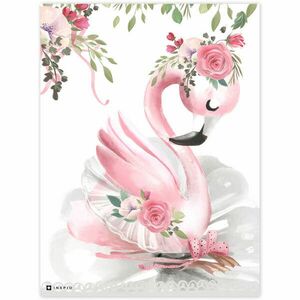 Faliképek gyerekszobába - Flamingó kép