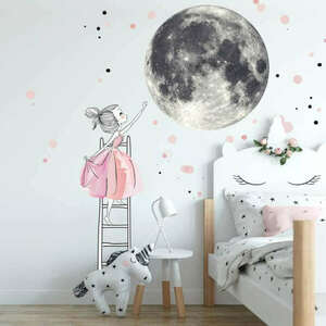 Falmatrica - Hold és kislány létrával kép