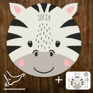 INSPIO baba játszószőnyeg - Zebra kép