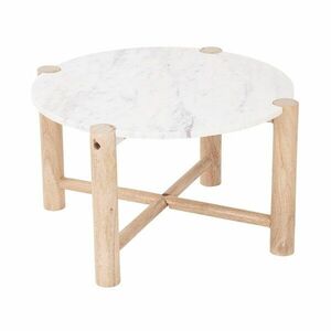 MARVELOUS márvány kisasztal 58x35cm kép