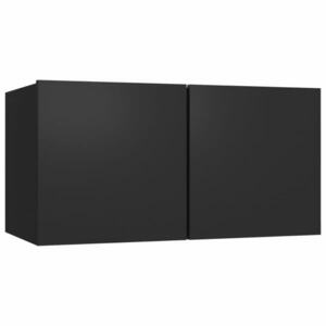 vidaXL fekete függő TV-szekrény 60 x 30 x 30 cm kép