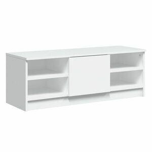Fehér szerelt fa tv-szekrény 102 x 35, 5 x 36, 5 cm kép