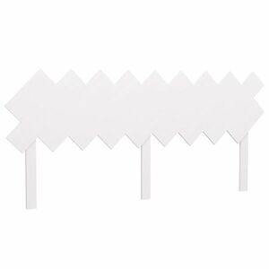 vidaXL fehér tömör fenyőfa ágyfejtámla 178x3x80, 5 cm kép
