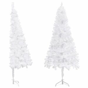 vidaXL fehér PVC sarok műkarácsonyfa 120 cm kép