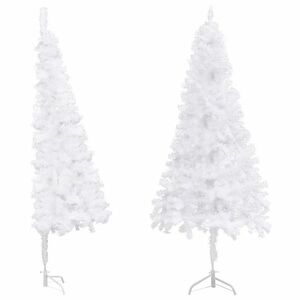 vidaXL fehér PVC sarok műkarácsonyfa 240 cm kép