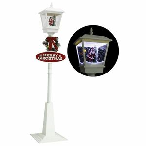 vidaXL karácsonyi utcai lámpa Mikulással LED 180 cm kép