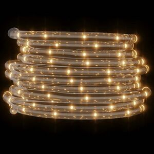 vidaXL PVC fényfüzér 120 meleg fehér LED-del 5 m kép