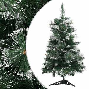 vidaXL zöld és fehér PVC műkarácsonyfa állvánnyal 60 cm kép