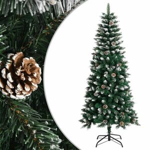 vidaXL zöld PVC műkarácsonyfa állvánnyal 150 cm kép