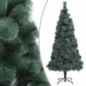 vidaXL zöld PET műkarácsonyfa állvánnyal 120 cm kép