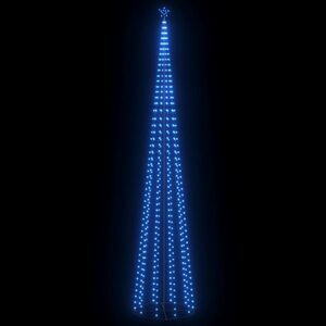 vidaXL kúp alakú karácsonyfa 752 kék LED-del 160 x 500 cm kép