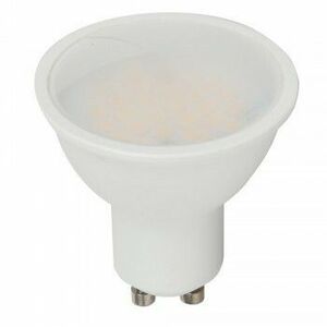 LED spot égő GU10 5W KözépFehér/4200K 420lumen tej 3év garancia kép