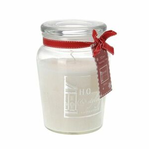 Morlais illatgyertya üvegpohárban, fehér, 14, 5 cm kép