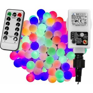 VOLTRONIC® Világítás 10 m 100 LED színes + vezérlő kép