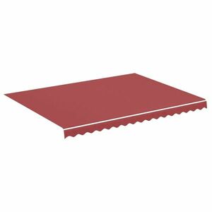 vidaXL burgundi vörös csere napellenző ponyva 4 x 3 m kép