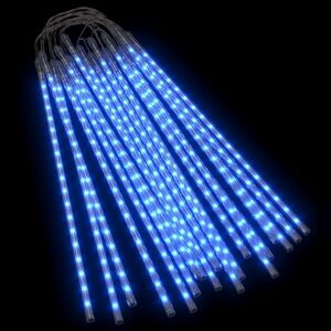 vidaXL 20 db 720 LED-es kék meteor fényfüzér 50 cm kép