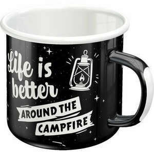 Life Is Better Around The Campfire Fém Bögre kép