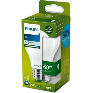 Philips LED 4-60W, E27, 4000K, tejfehér, A kép