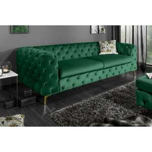 MODERN BAROCK zöld és arany kanapé 240cm kép