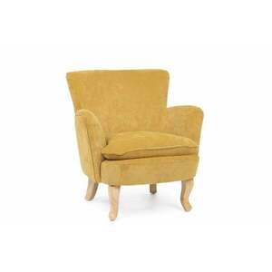CHENILLE sárga fotel kép