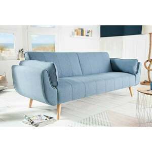 DIVANI kék szövet kanapéágy kép