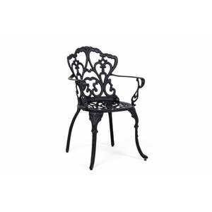 VICTORIA fekete kerti szék kép