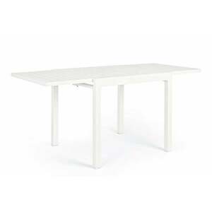 PELAGIUS fehér 6 személyes bővíthető kerti étkezőasztal 83-166 cm kép